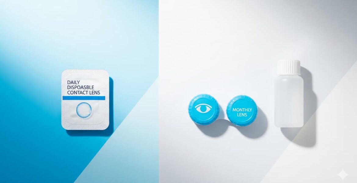Lentillas diarias o mensuales