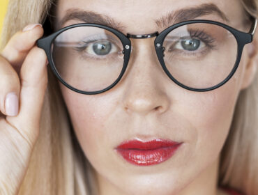 porque los ojos lloran con las gafas