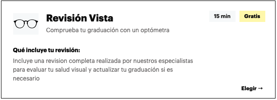 Cita de revisión de la vista gratis en Óptica Universitaria: 15 minutos con un optometrista