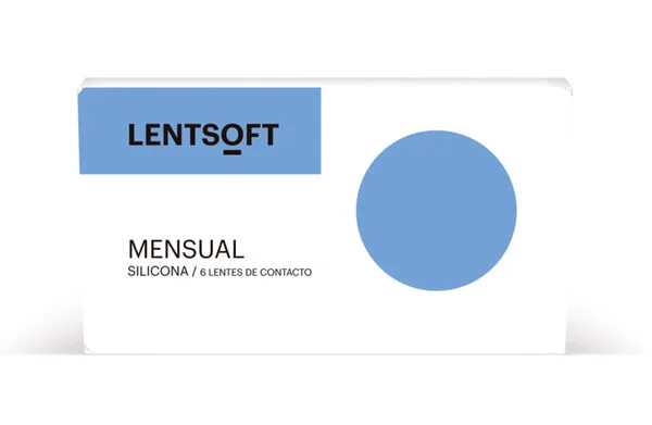 LENTSOFT MENSUAL HIDROGEL SILICONA 6 UNIDADES