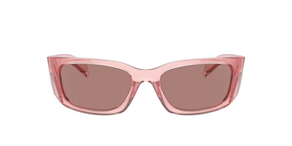 PRADA-A14S/S 19Q10D TRANSPARENT PEACH/LIGHT BROWN 60*18, Melocotón transparente, hi-res 1