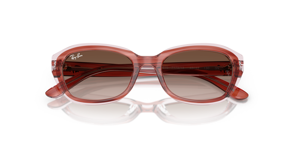 RJ-9081S 717313 STRIPED PINK ON TRANSP PINK(GRADIENT BROWN 48*17, Rosa a rayas | Rosa transparente, hi-res 4