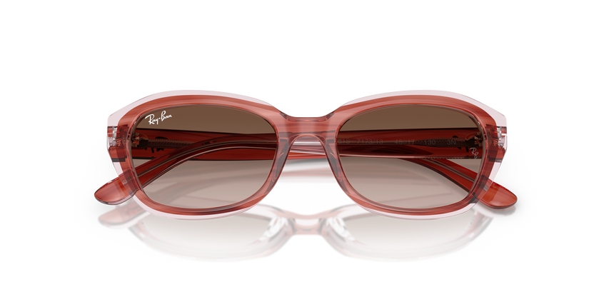 RJ-9081S 717313 STRIPED PINK ON TRANSP PINK(GRADIENT BROWN 48*17, Rosa a rayas | Rosa transparente, hi-res image number 4