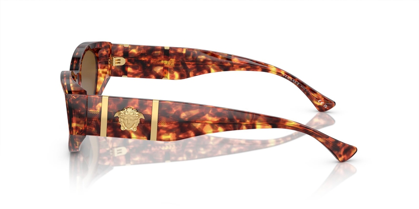 VERSACE-4454/S 543783 HAVANA(DARK BROWN POLAR 55*18, Havana, hi-res image number 2