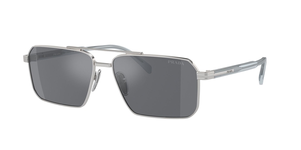 prada-a57s/s 1bc175 silver/dark grey flash silver 61*15