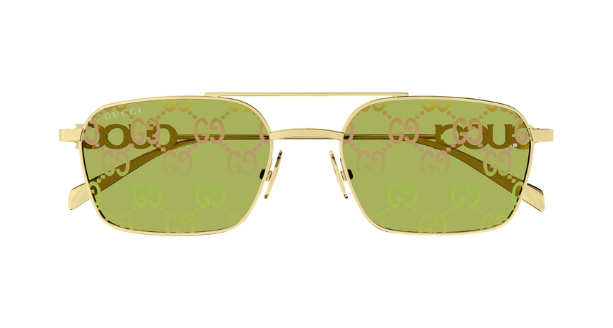 GUCCI-1804S/S 002 GOLD-GOLD-GREEN 54*19, , hi-res image number 1