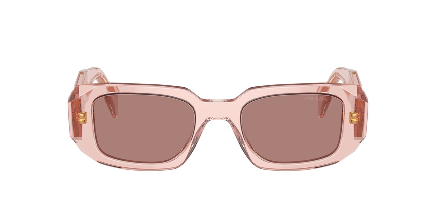 PRADA-17WS/S 19Q10D TRANSPARENT PEACH(LIGHT BROWN 49*20, Peach transparente, hi-res image number 1