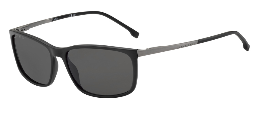 BOSS-1248/S/IT/S 003*IR MTTBLACK(GREY 60*16, Negro, hi-res image number 0