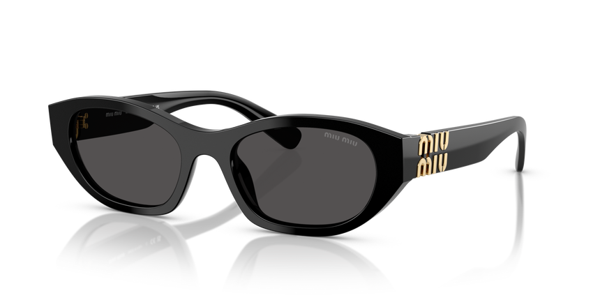 MIUMIU-A03S/S 16K08Z BLACK 53*19, Negro, hi-res image number 5