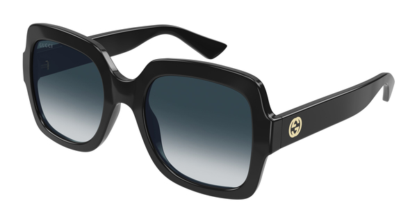 GUCCI-1337S/S 001 BLACK(GREY 54*22, Negro, hi-res 0
