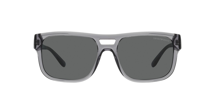 EMPORIO-4197/S 502987 TRANSPARENT GREY(DARK GREY 57*18, Gris, hi-res image number 1
