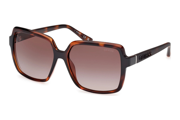 GUESS-00157/S 52F dark havana 57*15, Havana, hi-res 0