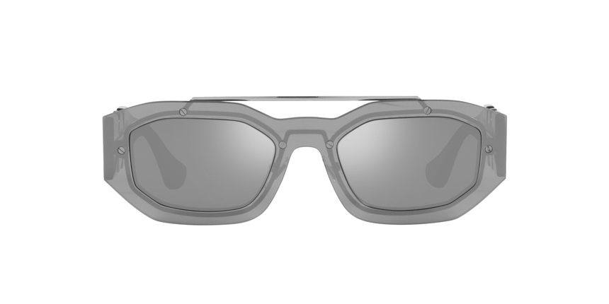 VERSACE-2235/S 10016G TRANSPARENTE GREY MIRROR 51*20, Gris transparente y plateado, hi-res image number 1
