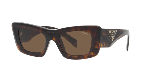 PRADA-13ZS/S 2AU06B TORTOISE(DARK BROWN 50*21, Marrón, hi-res 0