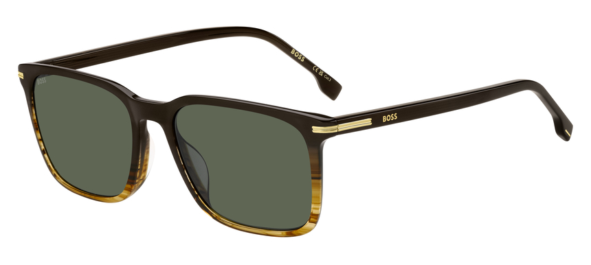 BOSS-1749/G/S NNG*QT BROWN SHADED HORN(GREEN 55*18, Marrón, hi-res image number 0
