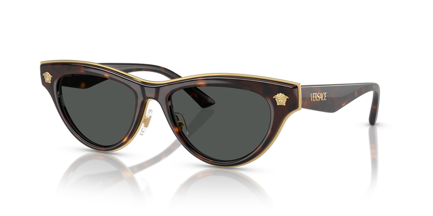 VERSACE-2273/S 108/87 HAVANA(DARK GREY 52*17, , hi-res image number 0