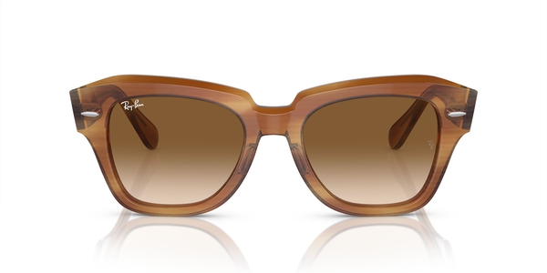 RB-2186 140351 STRIPED BROWN(CLEAR GRADIENT BROWN 52*20, Marrón a rayas, hi-res 1
