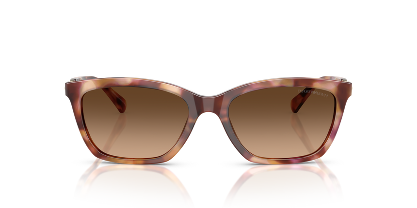 EMPORIO-4238/S 619674 SHINY HAVANA RED(GRADIENT BROWN 54*18, Havana rojo, hi-res image number 1