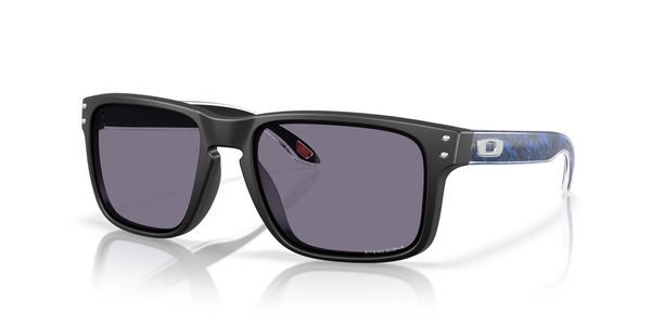 OAKLEY-HOLBROOK-9102 9102Z3 MATTE BLACK(PRIZM GREY 55*18, Negro mate, hi-res 0