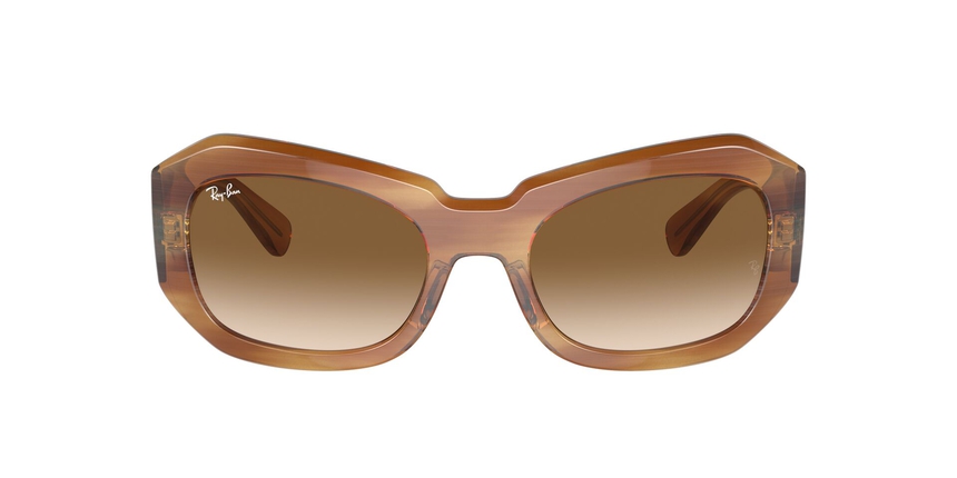 RB-2212 140351 STRIPED BROWN(CLEAR GRADIENT BROWN 56*20, Marrón a rayas, hi-res image number 1