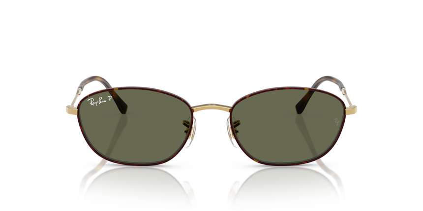RB-3749 927358 HAVANA ON GOLD(GREEN POLAR 55*18, Havana | Dorado, hi-res image number 1