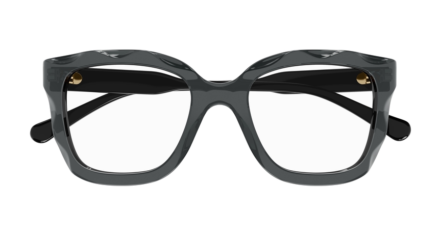 CHLOE-0229O/G 001 GREY/BLACK TRANSPARENT 52*20, , hi-res image number 1