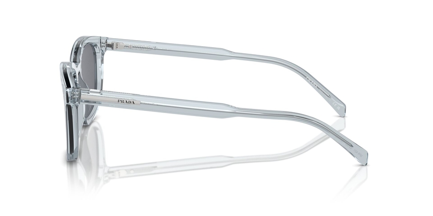 PRADA-A21S/S 19T175 TRANSPARENT AZURE/DARK GREY FLASH SILVER 53*20, Azul transparente, hi-res image number 2