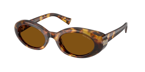 MIUMIU- B09S/S 14L20V HONEY HAVANA(DARK BRONZE 52*21, Havana, hi-res 0