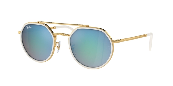 RB-3765 001/4O ARISTA(BROWN GRAD BROWN MIRROR BLUE 53*22, Dorado, hi-res 0