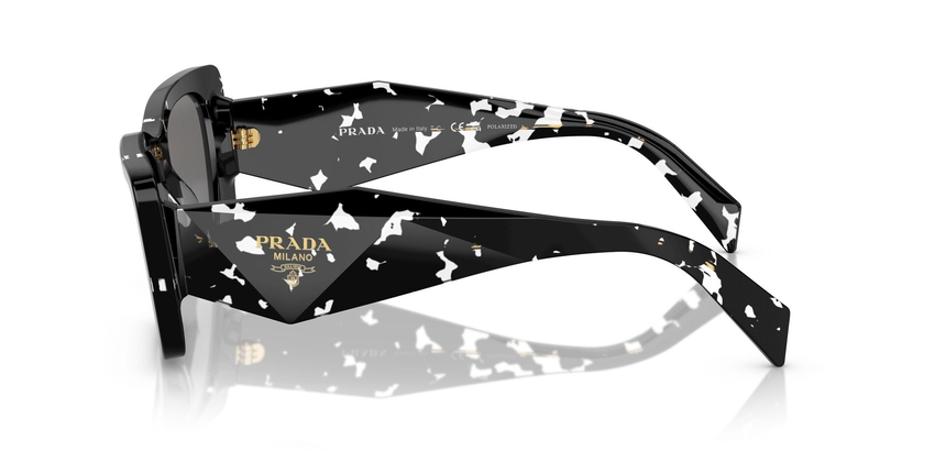 PRADA-08YS/S 15S5Z1 BLACK CRYSTAL TORTOISE(DARK GREY POLAR 51*18, Negro | Transparente, hi-res image number 2