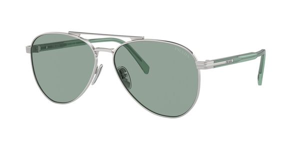 prada-a58s/s 1bc10g silver/petrol green 61*14