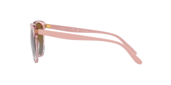 VOGUE-5453S/S 2942T5 TRANSPARENT PINK(GREY GRADIENT BROWN POLAR 53*18, Rosa, hi-res 2