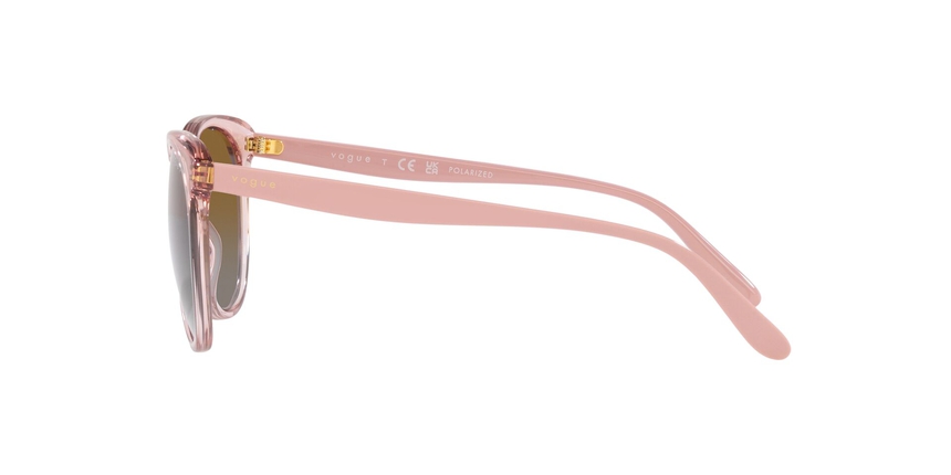 VOGUE-5453S/S 2942T5 TRANSPARENT PINK(GREY GRADIENT BROWN POLAR 53*18, Rosa, hi-res image number 2