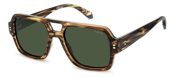 POLAROID-6250/S/X/S 9N4*UC HAVANABROWN(GREENPOLARIZED 54*18, Havana, hi-res 0