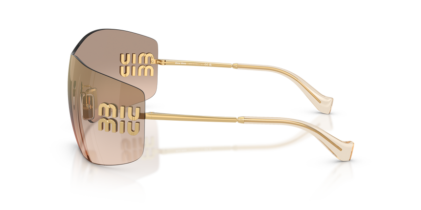 MIUMIU- B53S/S 5AK20P GOLD(LIGHT BROWN MIRROR BRONZE GRAD 44*0, , hi-res image number 2