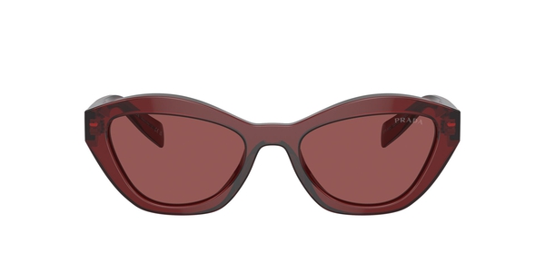 PRADA-A02S/S 18O80B RED TRANSPARENT(DARK VIOLET 52*19, Rojo transparente, hi-res 1