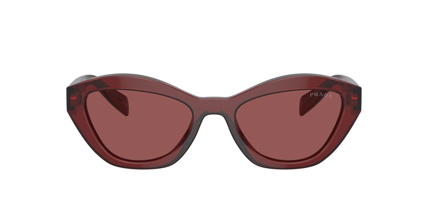 PRADA-A02S/S 18O80B RED TRANSPARENT(DARK VIOLET 52*19, Rojo transparente, hi-res image number 1