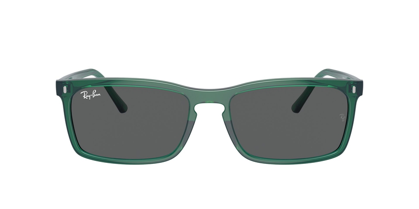 RB-4435 6615B1 TRANSPARENT GREEN(DARK GREY 59*18, Verde transparente, hi-res image number 1