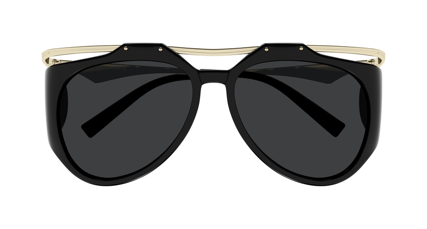 SAINT-LAURENT-SLM137/S 001 BLACK-GOLD-BLACK 55*14, , hi-res image number 1