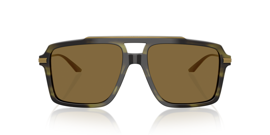 GABBANA-4477/S 3447S7 STRIPED OLIVE(BROWN 56*17, , hi-res image number 1