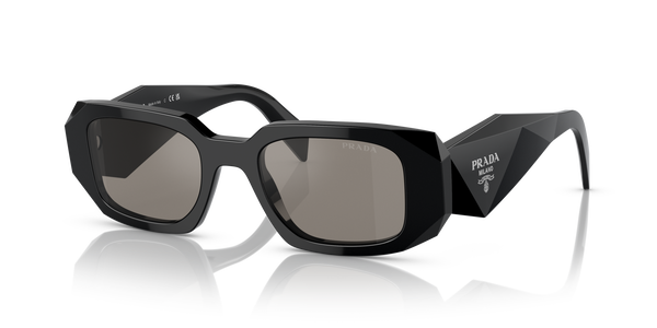 PRADA-17WS/S 1AB07Z BLACK (GREY MIRROR INTERNAL SILVER) 49*20, Negro, hi-res 0
