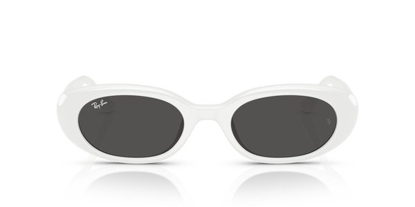 RB-4441D 677287 WHITE(DARK BROWN 53*21, Blanco, hi-res 1