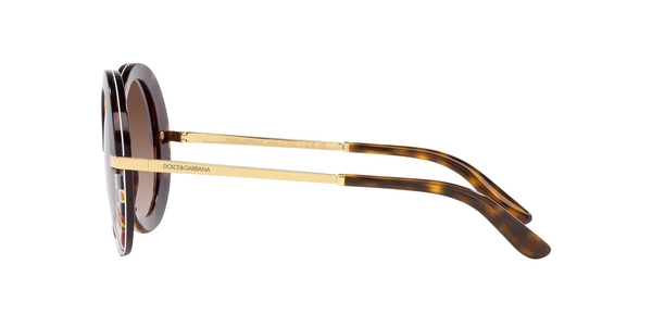 GABBANA-4393/S 327813 TOP HAVANA/HANDCART(BROWN GRADIENT DARK BROWN 52*23, , hi-res 2