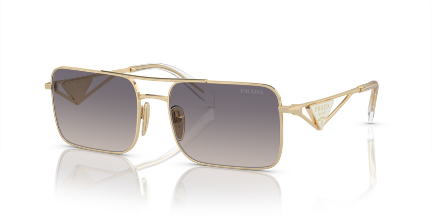 PRADA-A52/S ZVN30C GOLD (BLUE GRAD MIRROR SILVER 56*17, , hi-res image number 0