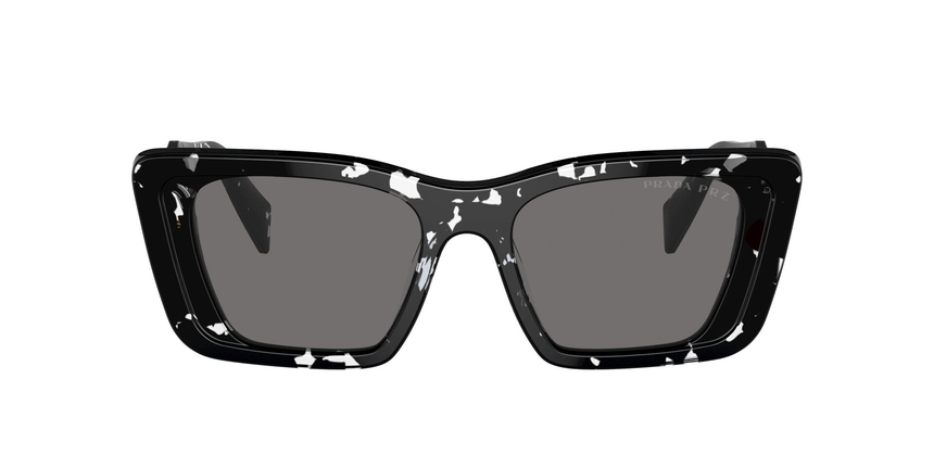PRADA-08YS/S 15S5Z1 BLACK CRYSTAL TORTOISE(DARK GREY POLAR 51*18, Negro | Transparente, hi-res image number 1