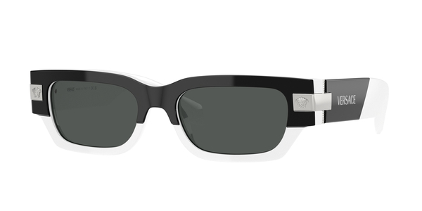VERSACE-4465/S 545987 TOP BLACK/WHITE(DARK GREY 53*18, , hi-res 0