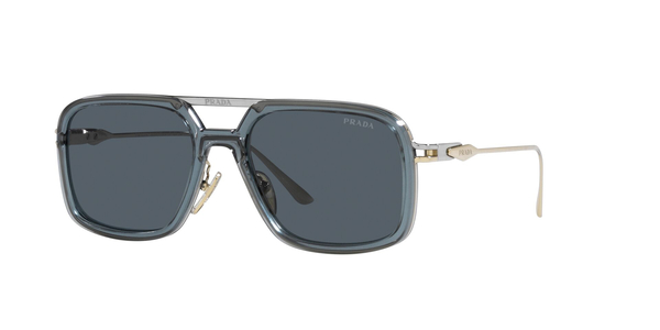 PRADA-57ZS/S 19F09T TRANSPARENT GRAPHITE(DARK GREY 55*19, Gris, hi-res 0