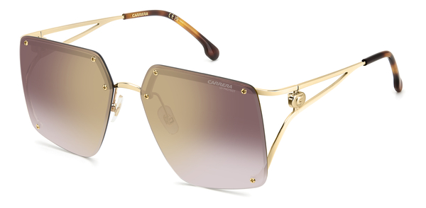 carrera-3041/s vvp*yk gold ivory(gold mirror on burgundy shaded 60*15