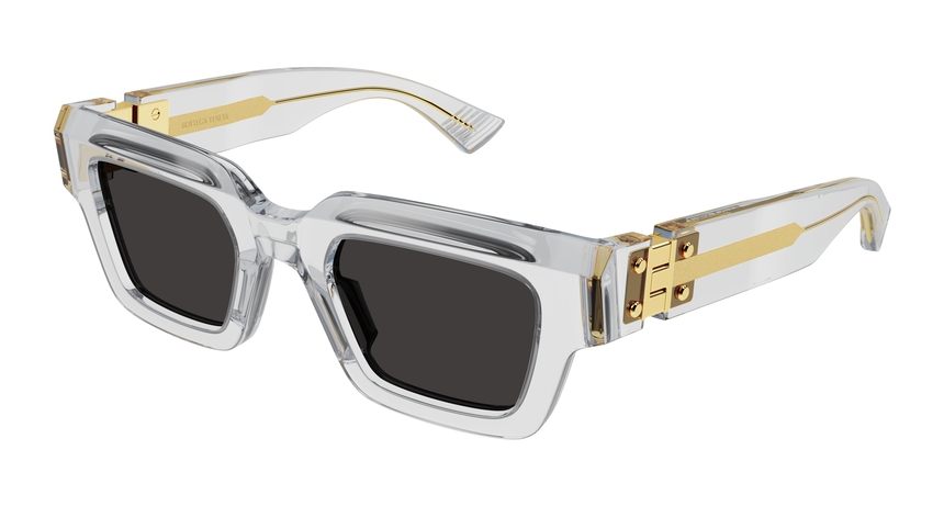 BOTTEGA-1230S/S 001 Cristal GREY/Oro(GREY 49*23, Transparente, hi-res image number 0