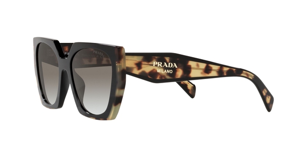 PRADA-15WS/S 3890A7 BLACK/MEDIUM TORTOISE(GREY GRADIENT 54*19, Negro, hi-res 1